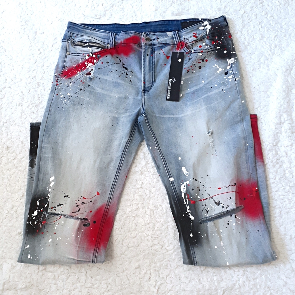 RockStar Original Blink Painter Jean - Picture 12 of 16